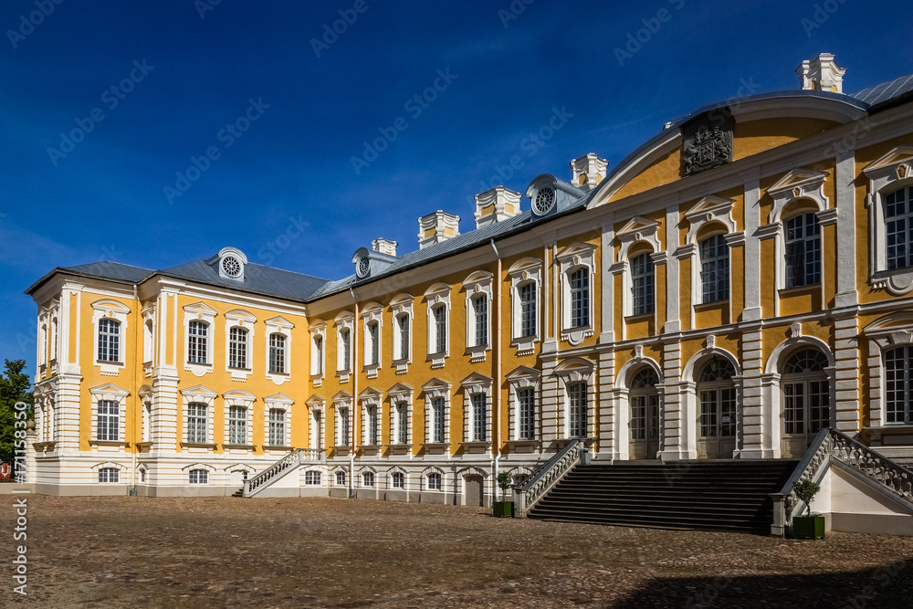 Baroque palace in Rundale, Latvia