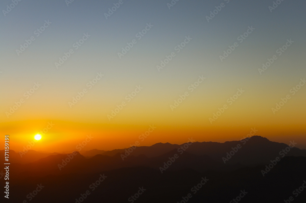 Mount Sinai Sunrise - Egypt