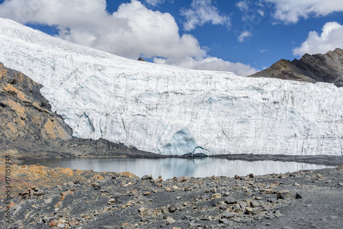Pastoruri glacier in Huascaran National Park, Peru photo