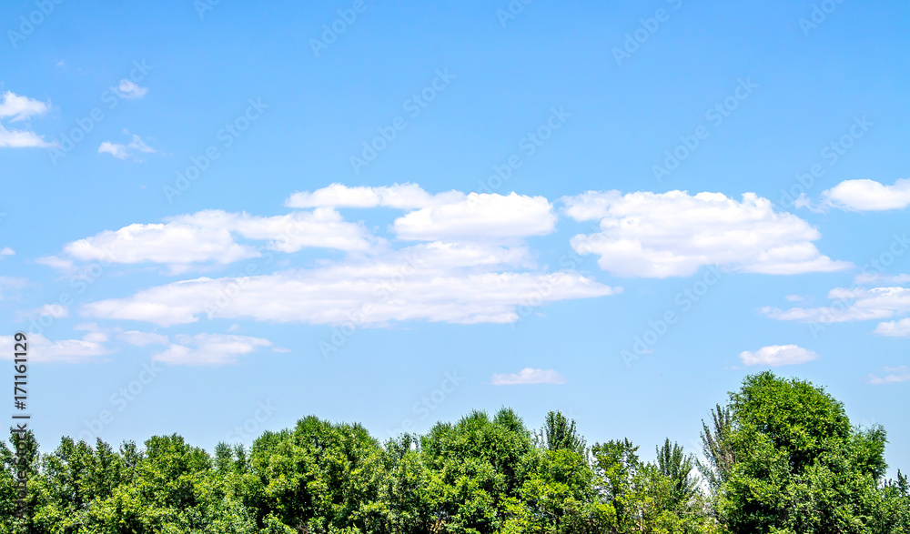 Beautiful white clouds against blue sky Beautiful white clouds against blue sky
