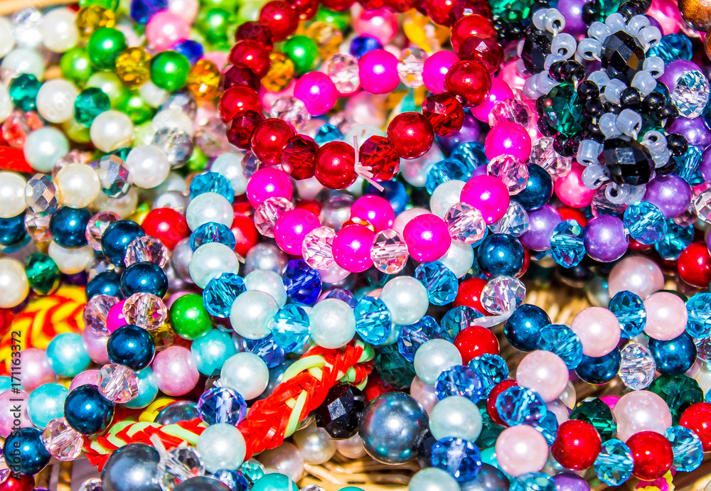 Glass beads as background Glass beads as background