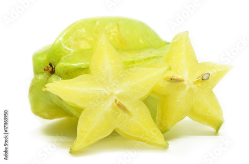 Star fruit carambola or star apple