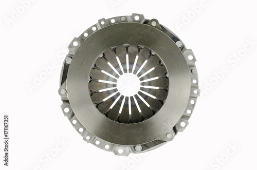 clutch pressure plate isolate on white background.