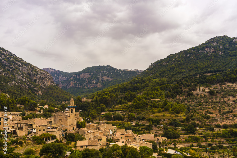 images from the city of Valldemossa in Palma de Mallorca. Spain (28-08-2017)