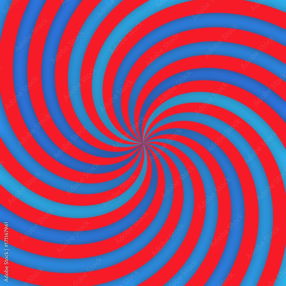 Red and blue grunge grundy converging curvy lines illustration Red and blue grunge grundy converging curvy lines illustration