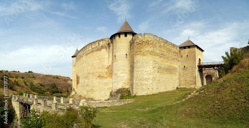 Medieval fortress in Khotyn, Ukraine