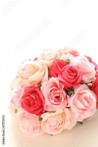 artificial rose bouquet
