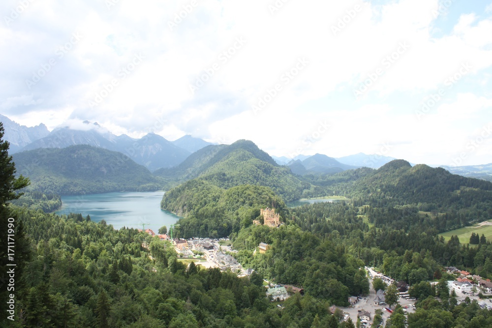 Lake in Bavarian Alps