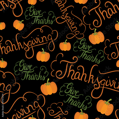 Seamless thanksgiving pattern