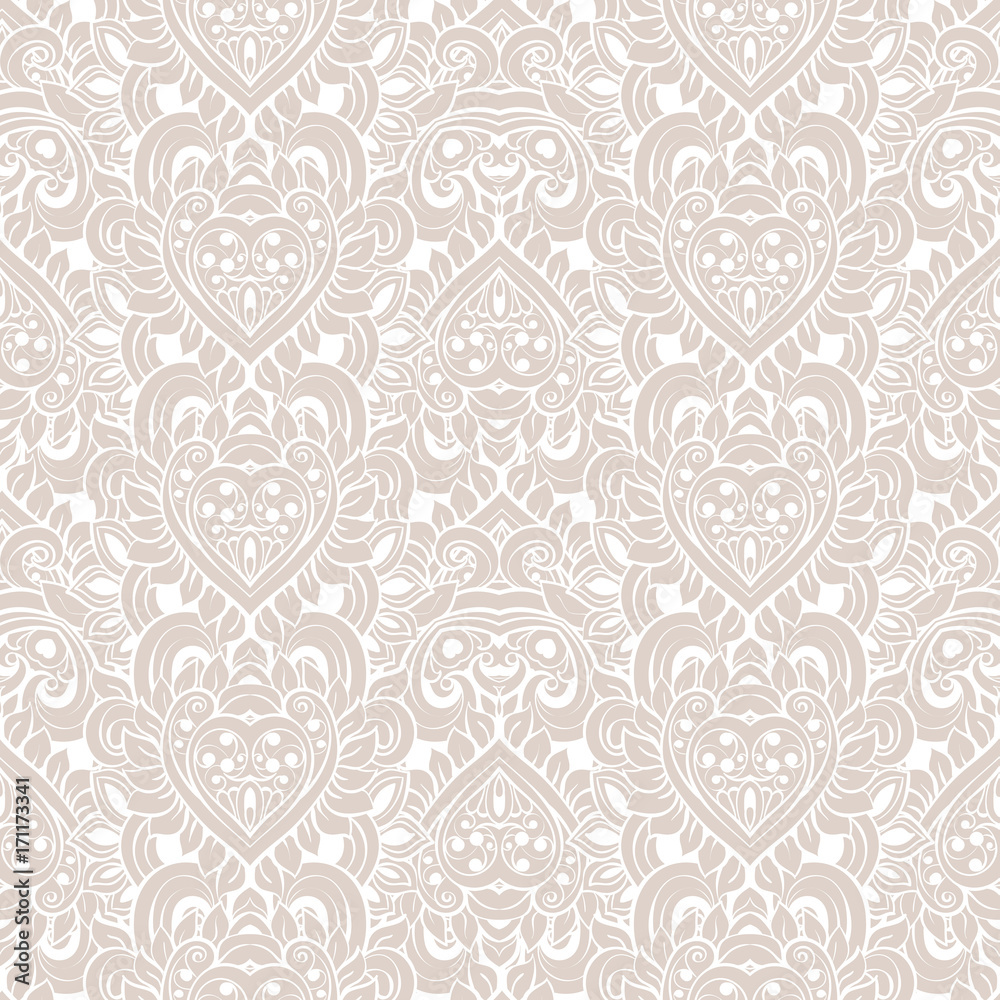 seamless pattern with lace.  Vector  background  for textile, print, wallpapers, wrapping.