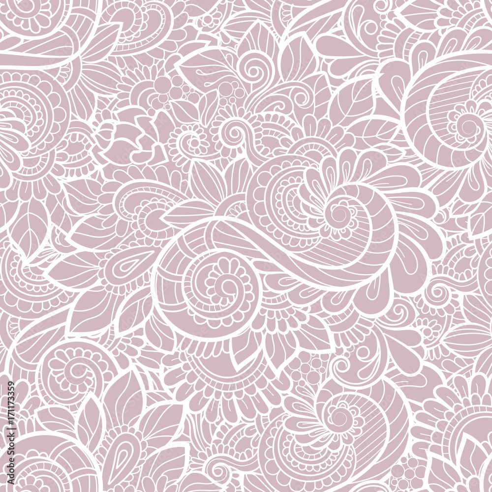 seamless pattern with lace. Vector background for textile, print,  wallpapers, wrapping. Stock Vector