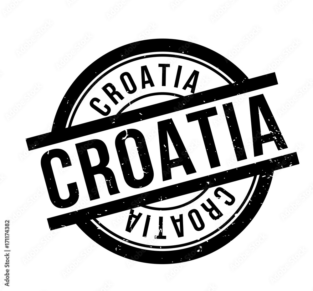 Croatia rubber stamp. Grunge design with dust scratches. Effects can be easily removed for a clean, crisp look. Color is easily changed. Croatia rubber stamp. Grunge design with dust scratches. Effects can be easily removed for a clean, crisp look. Color is easily changed.