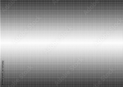 Circle halftone element, monochrome abstract graphic for DTP, prepress or generic concepts.