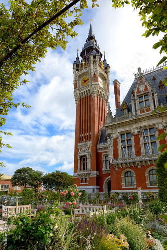Main square in the town centre of Calais. France.