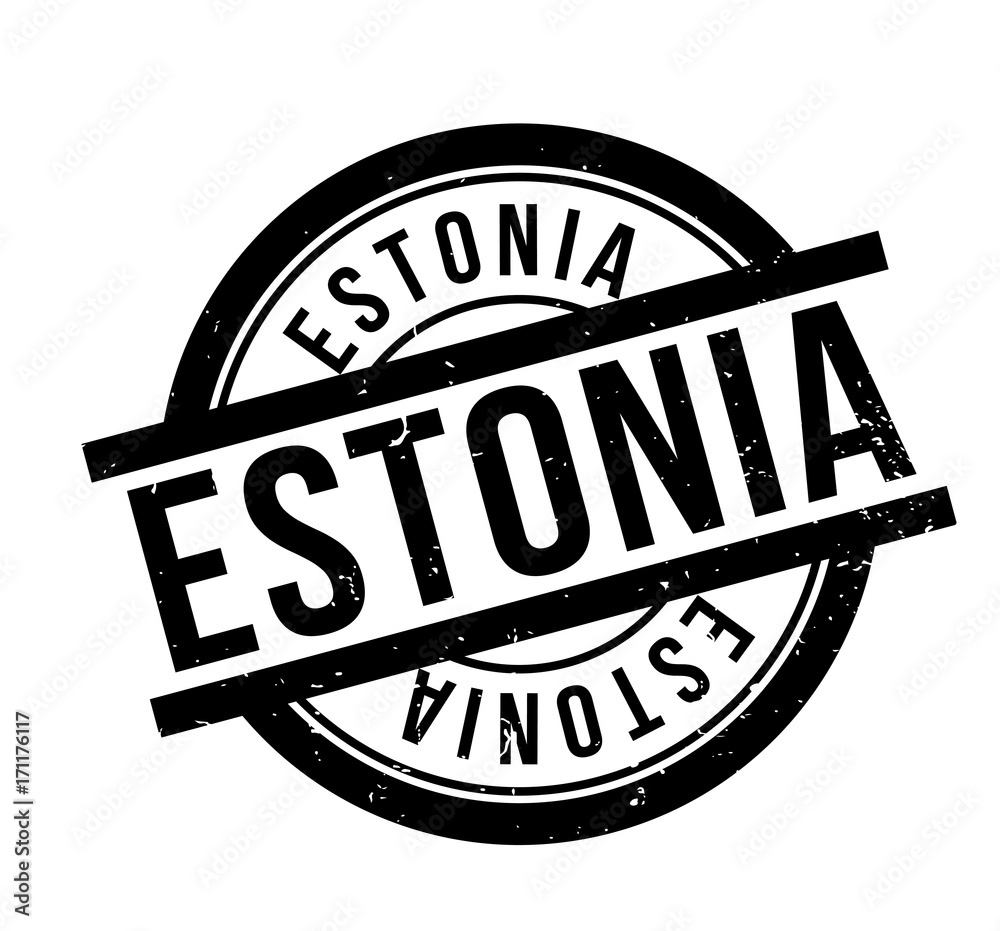 Estonia rubber stamp. Grunge design with dust scratches. Effects can be easily removed for a clean, crisp look. Color is easily changed. Estonia rubber stamp. Grunge design with dust scratches. Effects can be easily removed for a clean, crisp look. Color is easily changed.