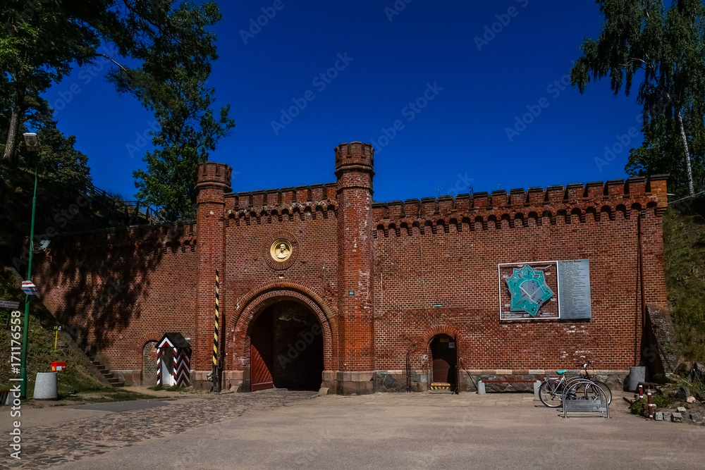 Historic Boyen Fortress in Gizycko, Masuria, Poland