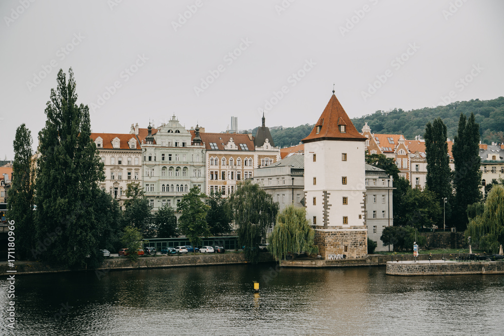 Vltava river in Prague, Czech Republic at the daytime Vltava river in Prague, Czech Republic at the daytime
