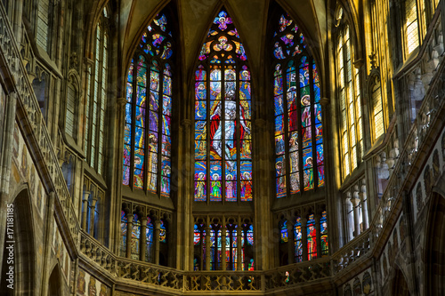 St. Vitus Cathedral in Prague, Czech Republic photo