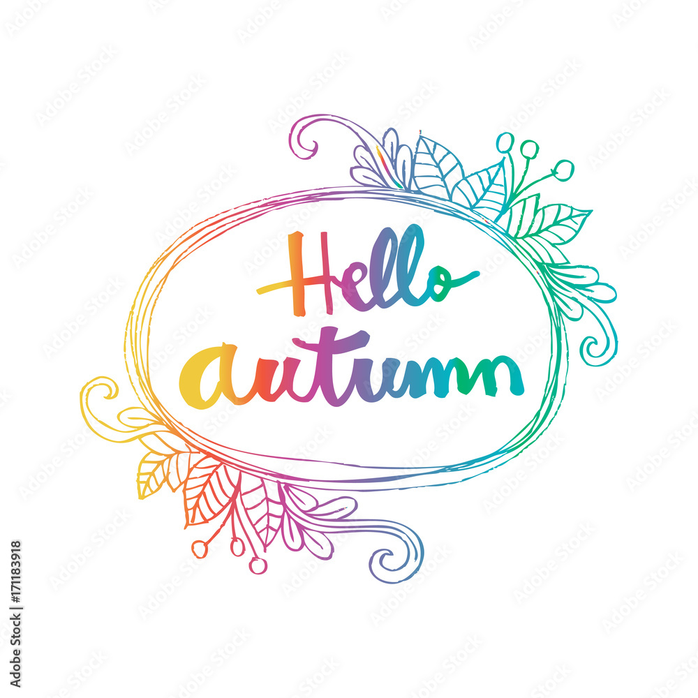 Hello Autumn Card