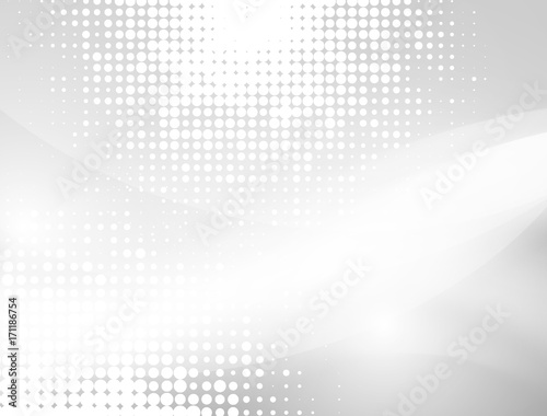 Gray silver white abstract vector background