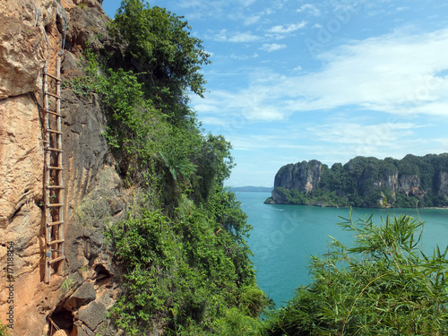 A ladder to the sky in Railay, Thailand