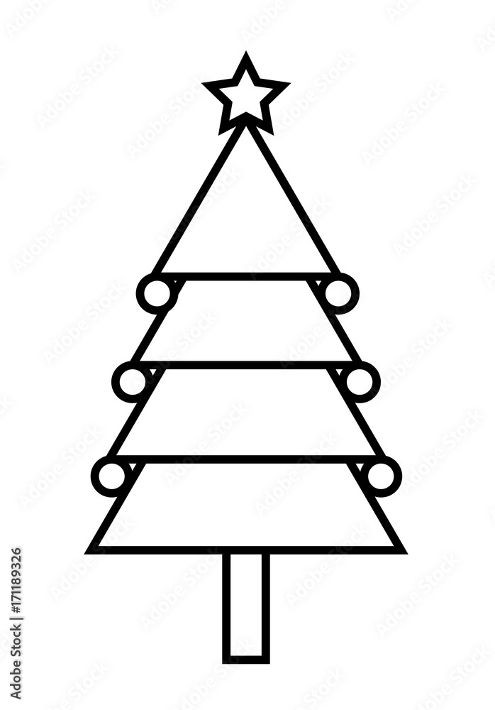 Abstract Retro Christmas Tree Shape clip-art Abstract Retro Christmas Tree Shape clip-art