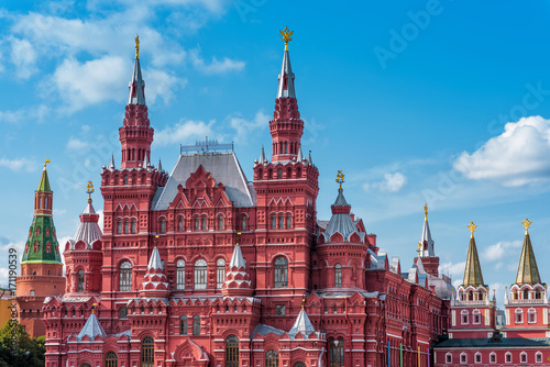 State Historical Museum on Red Square, Moscow, Russia