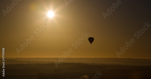 Hot Air Baloon over Northam Western Australia