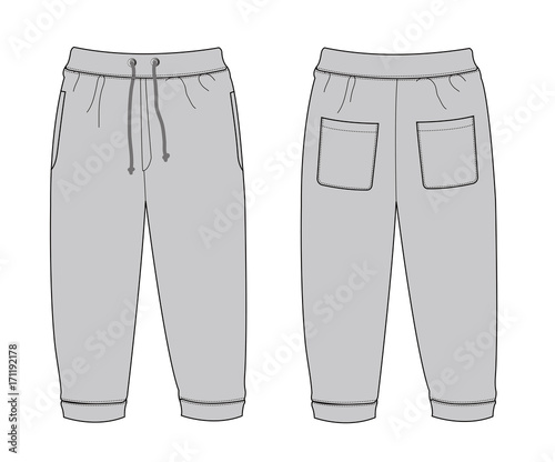 Illustration of Sweat Pants