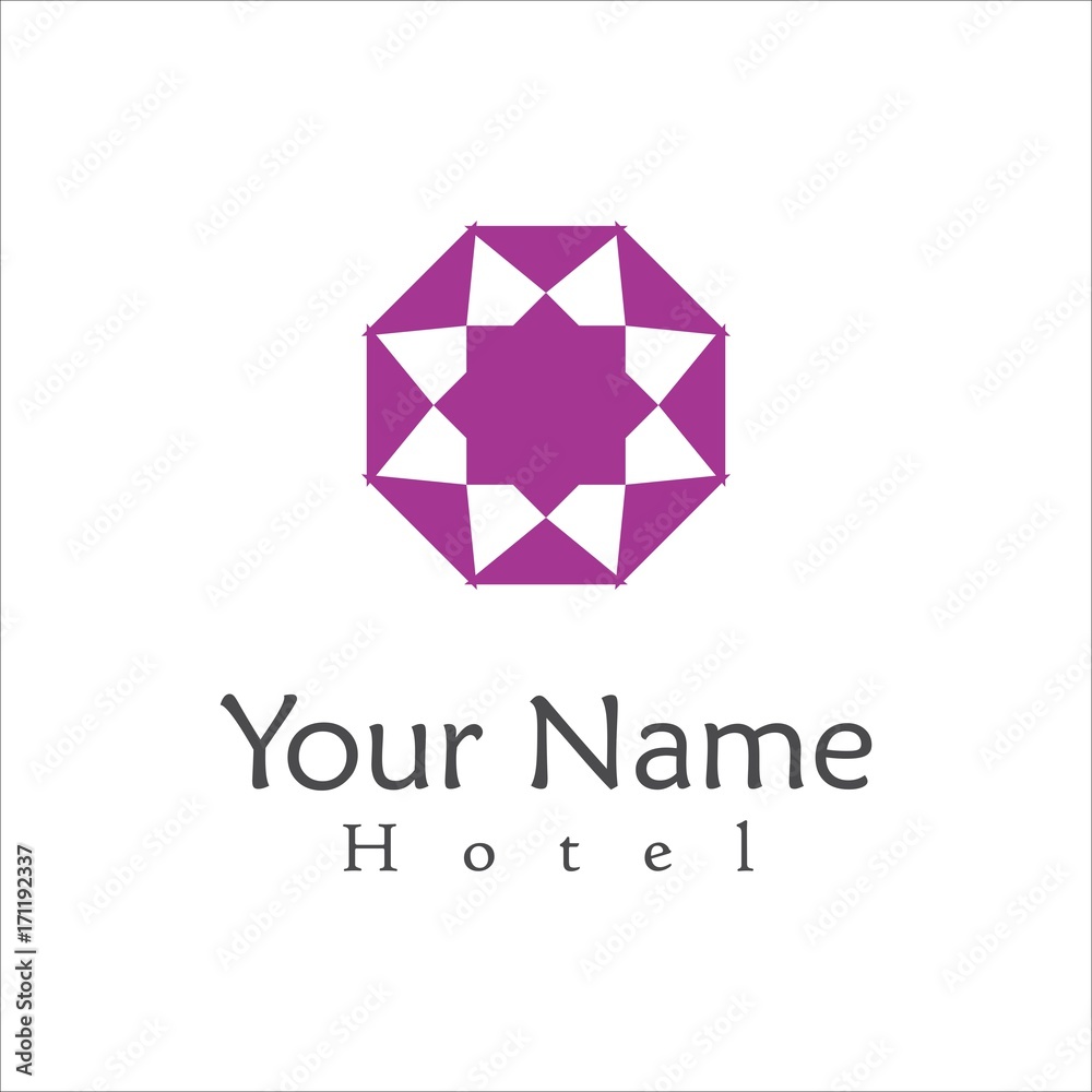 elegant hotel logo template elegant hotel logo template