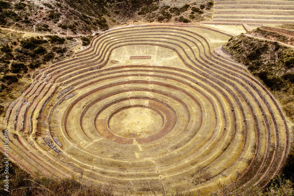 Moray, Inca, Peru Moray, Inca, Peru