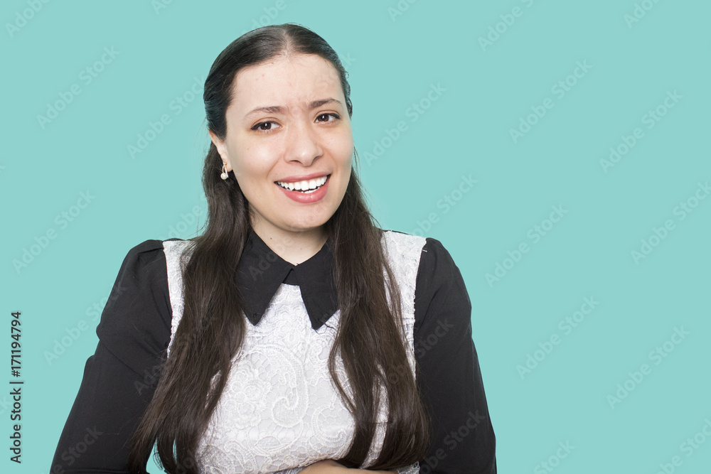 beautiful woman business smiling and looking to the camera beautiful woman business smiling and looking to the camera