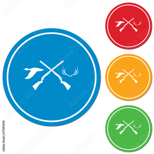 Hunting club logo icon