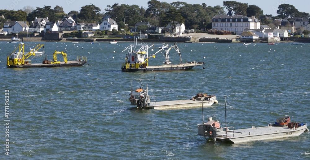 Obraz premium Bateaux de pêche