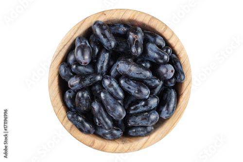 blue grapes in a plate