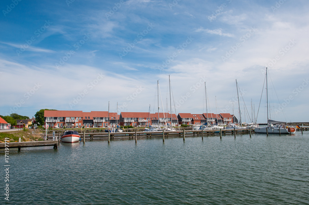 Port of Klintholm in Denmark