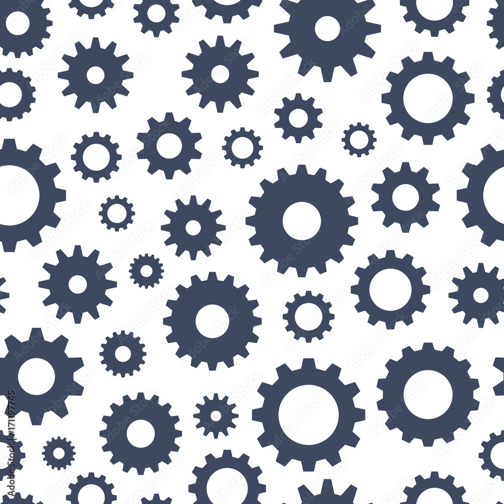 Cogs seamless pattern, technical background, vector illustration Cogs seamless pattern, technical background, vector illustration