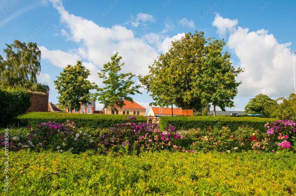 Historical botanic garden in Vordingborg