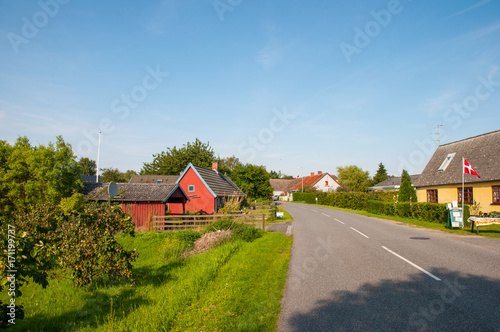 Village of Askeby on island of Moen in Denmark