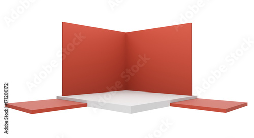Simple Empty Promotion Box, Booth, Stand, Kiosk