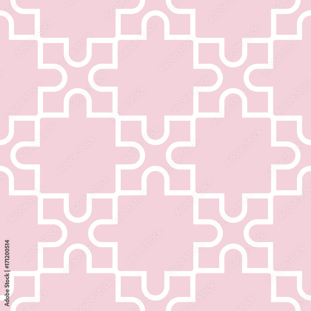 Geometric pattern for wallpapers. Pale pink seamless background