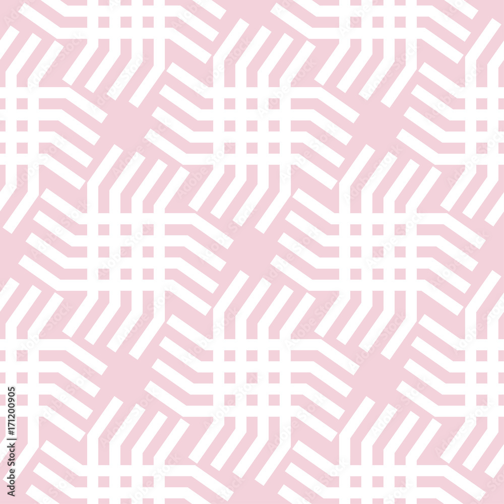 Geometric pale pink seamless pattern for fabrics Geometric pale pink seamless pattern for fabrics