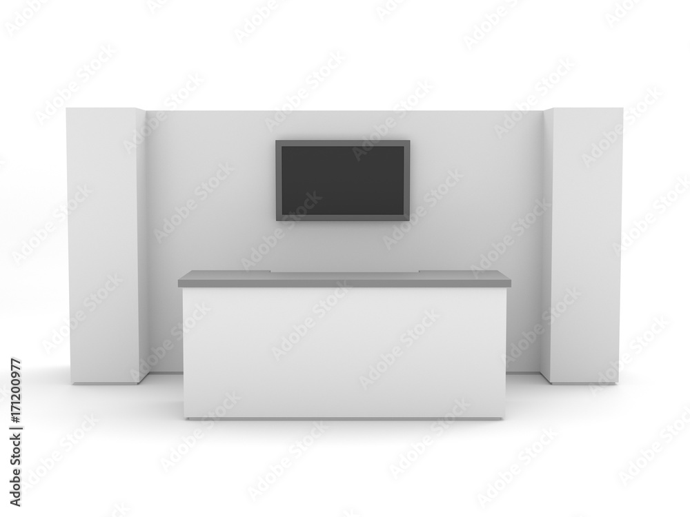 booth or kiosk mock-up for customization booth or kiosk mock-up for customization