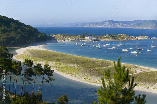 Inselparadies mit palmen, s...