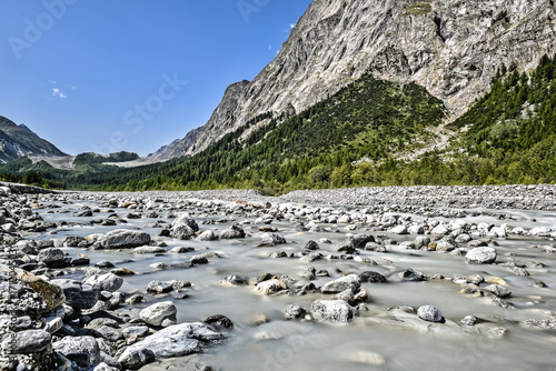 River, Dora di Veny, River, Monte Bianco, Courmayer, Courmayer; Valdaosta; Italy; Europa photo