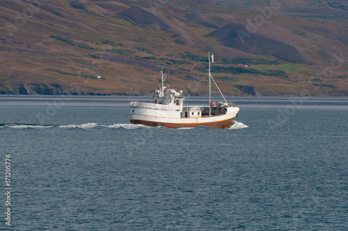 Old Icelandic fishing boat