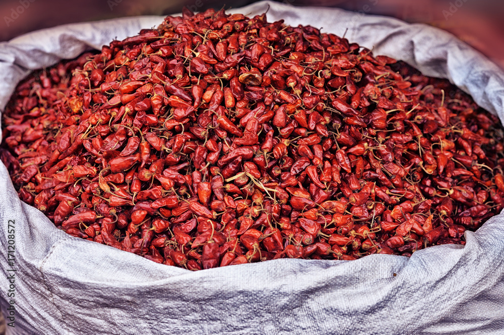 Fototapeta premium dried hot pepper