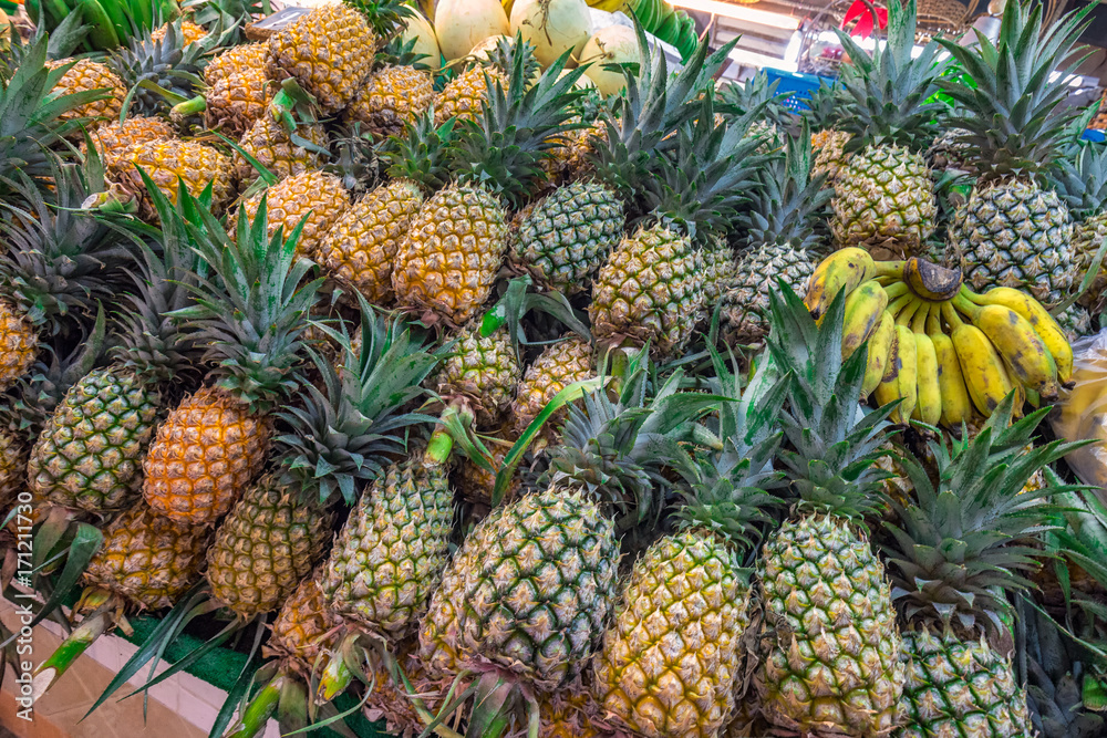Fresh fruits at local market at Phuket, Thailand. Fresh fruits at local market at Phuket, Thailand.
