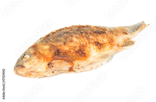 Fried crucian carp isolate