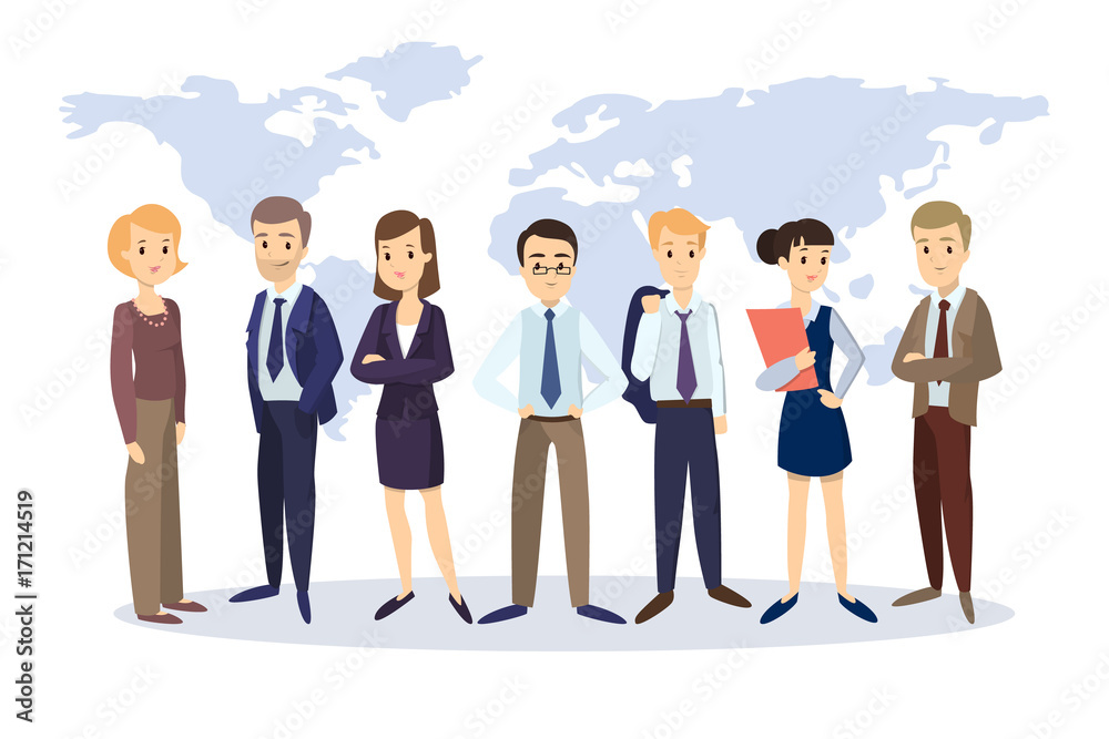 Successful business team. Successful business team.